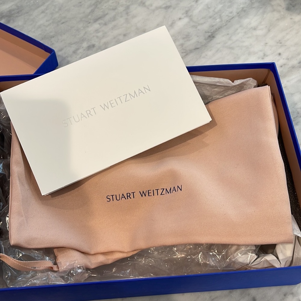 Stuart Weitzman Nirvana Suede Booties With Zipper… - image 8